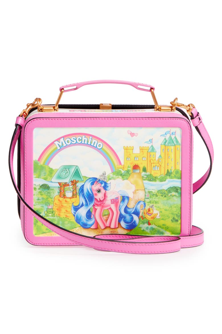x My Little Pony Leather Lunch Box, Alternate, color, PINK