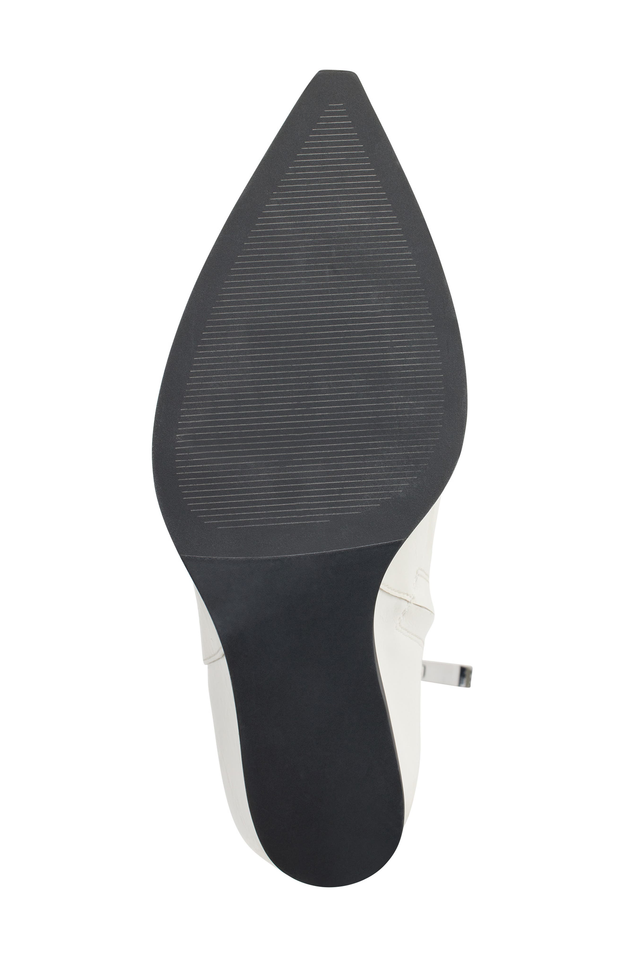 DKNY Iris Pointed Toe Wedge Bootie, Alternate, color, White