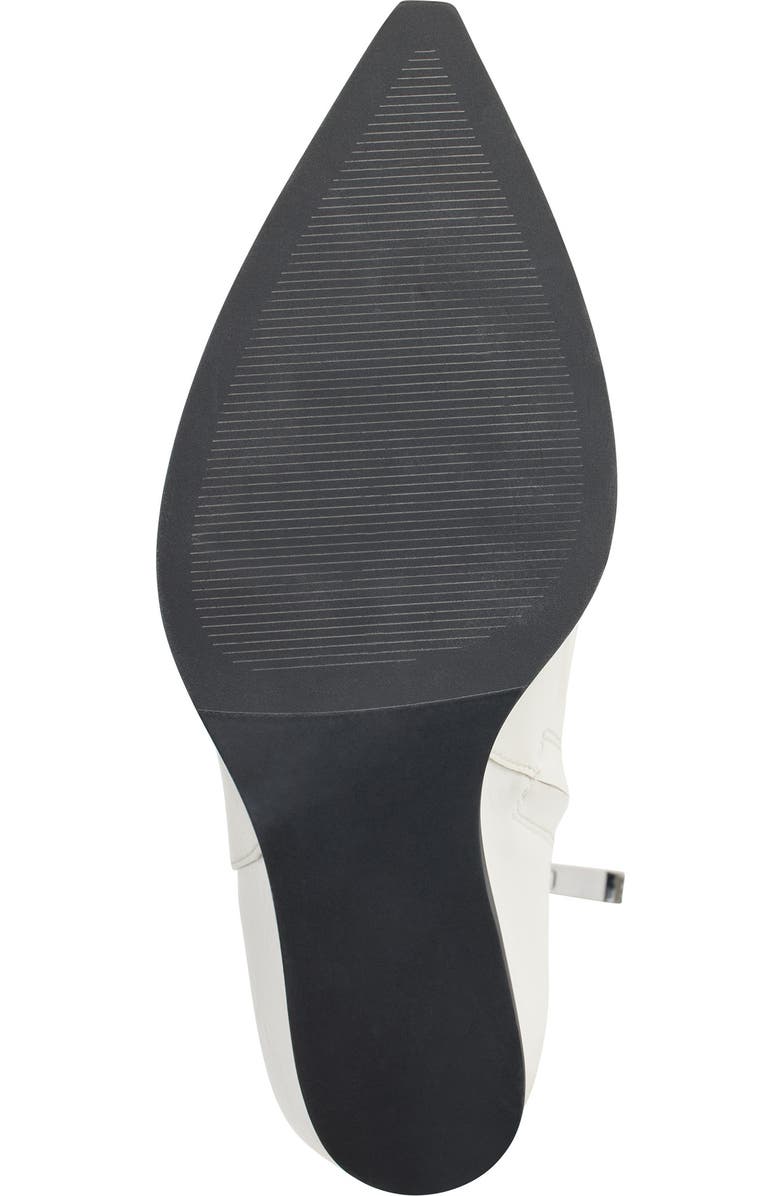 DKNY Iris Pointed Toe Wedge Bootie, Alternate, color, White