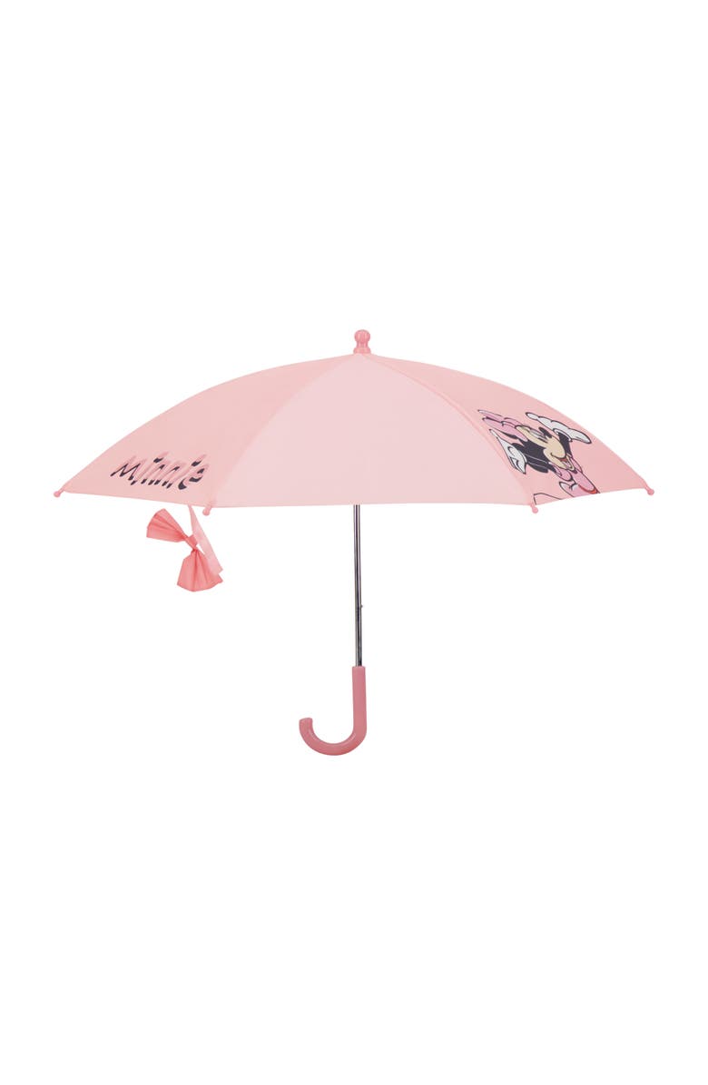 Disney Minnie Mouse Pink Kids' Umbrella, Main, color, Pink