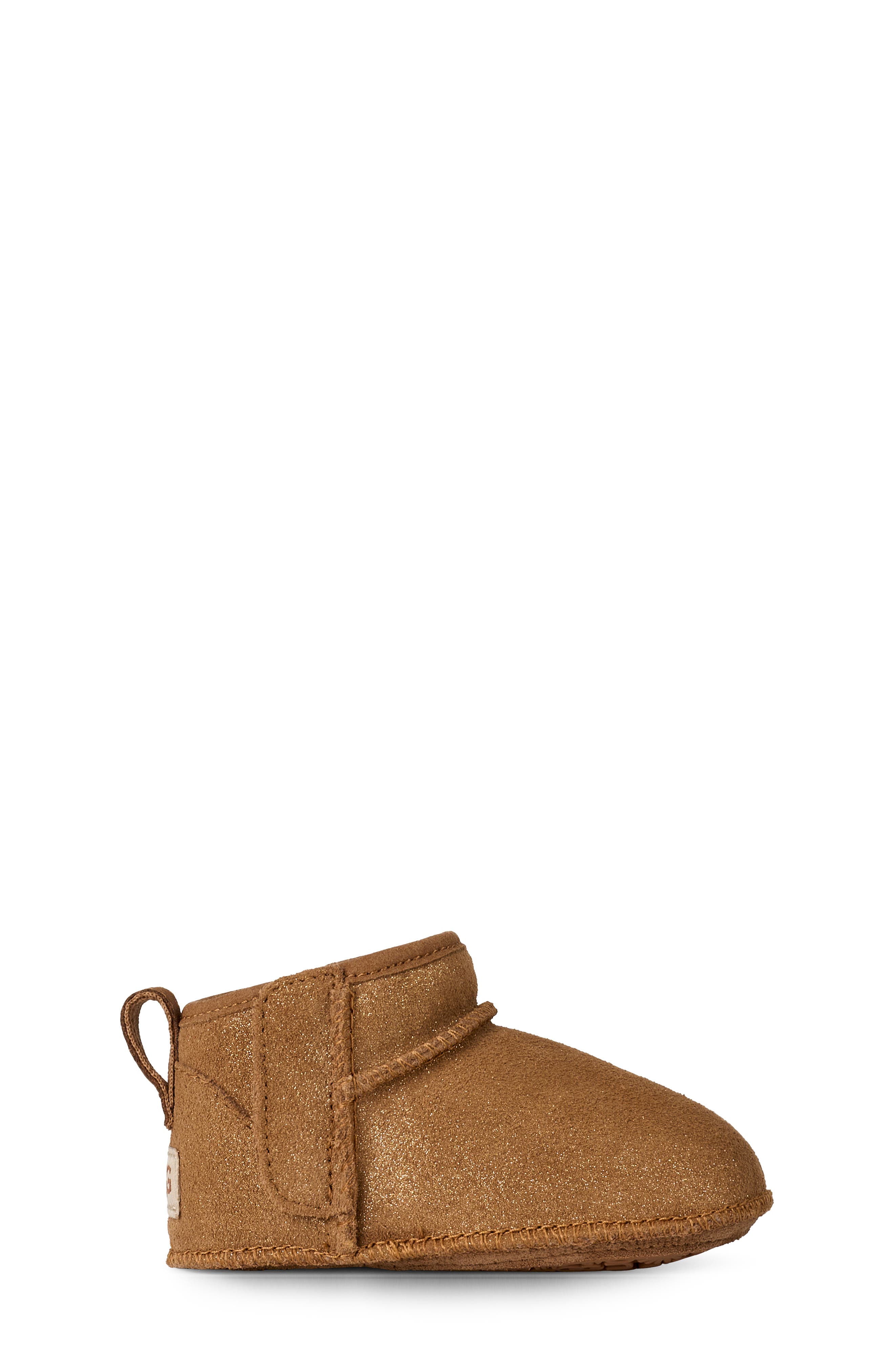 UGG<sup>®</sup> Kids' Classic Ultra Mini Dazzle Boot, Alternate, color, Chestnut