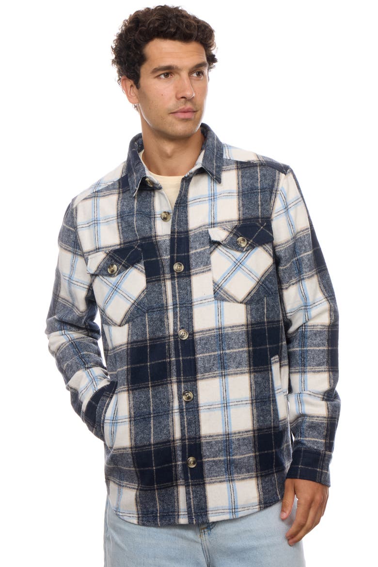 Heavyweight Shirt Jacket, Alternate, color, NAVY