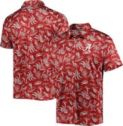 Columbia Men's Columbia Crimson Alabama Crimson Tide Super Terminal Tackle Omni-Shade Polo