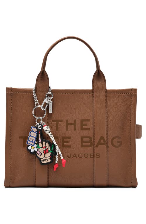 Marc Jacobs The Cluster Peace Sign Bag Charm In Transparent
