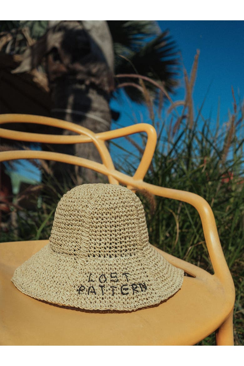 "Wanderlight" Packable Straw Hat, Alternate, color, Khaki