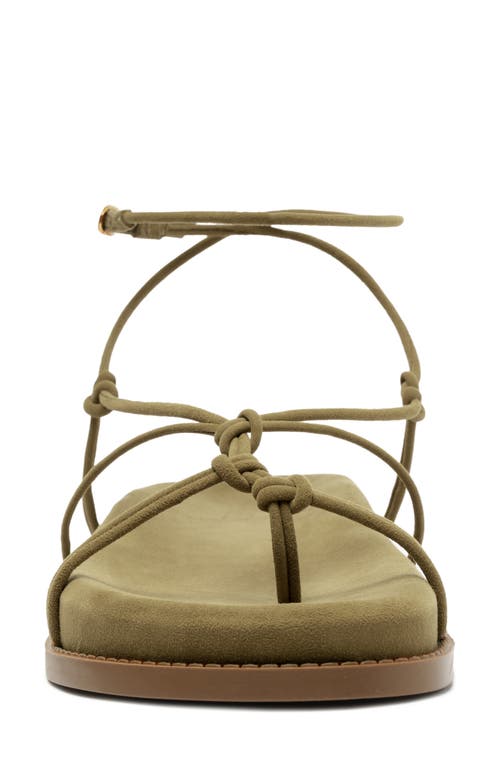 Shop Schutz Calabria Sporty Ankle Strap Sandal In Matcha