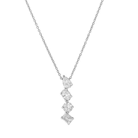Nerisse 14K Gold Lab Grown Diamond Necklace - 0.75 Ct