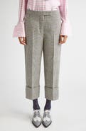 Thom Browne Pow Glen Plaid Hunting Tweed Crop Backstrap Trousers