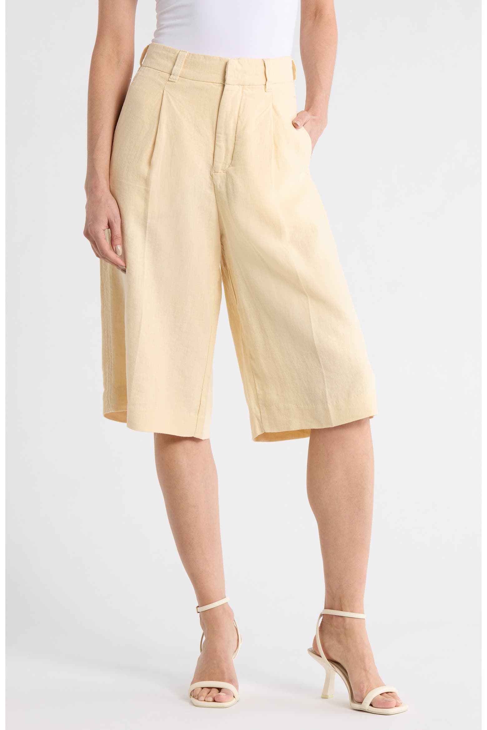 Linen Rack Card DL1961 Hepburn Linen Pants (Women) | Nordstromrack