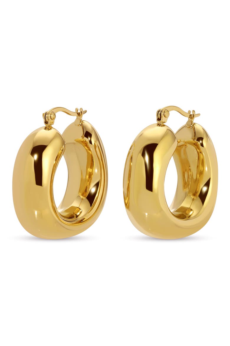 Alma Hoop Earrings, Main, color, GOLD
