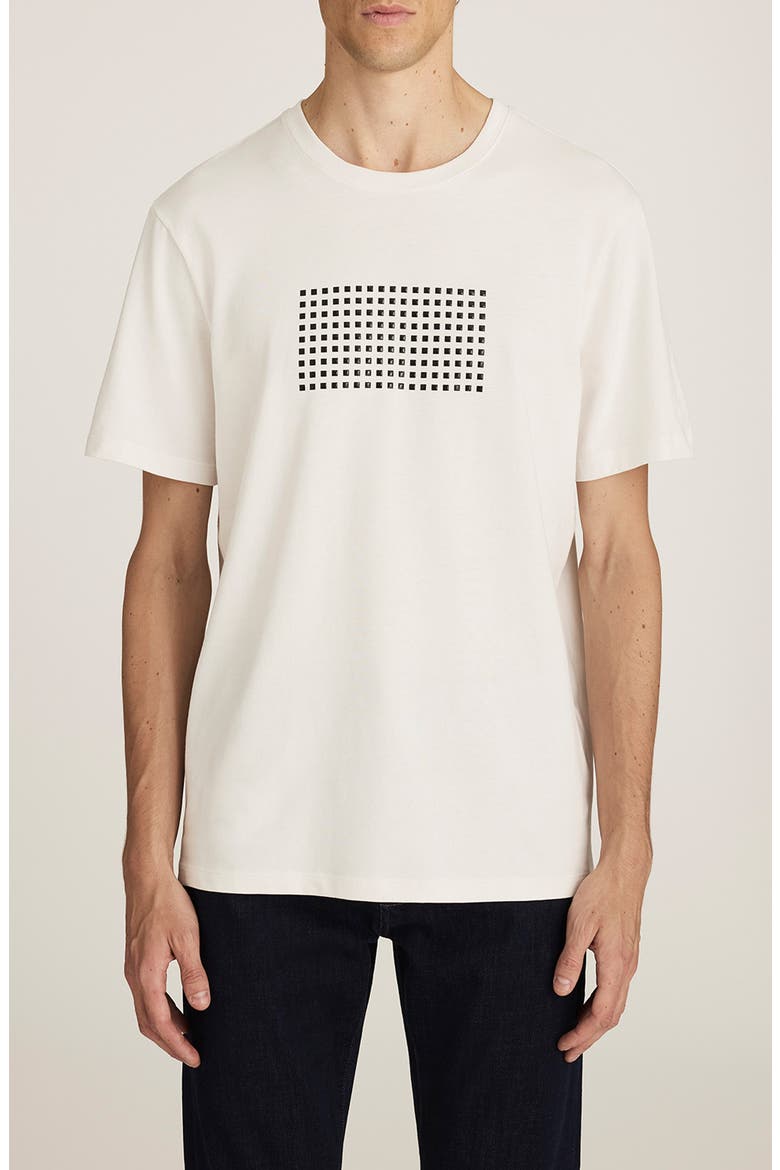 Texture Graphic T-Shirt, Main, color, ANTIQUE WHITE