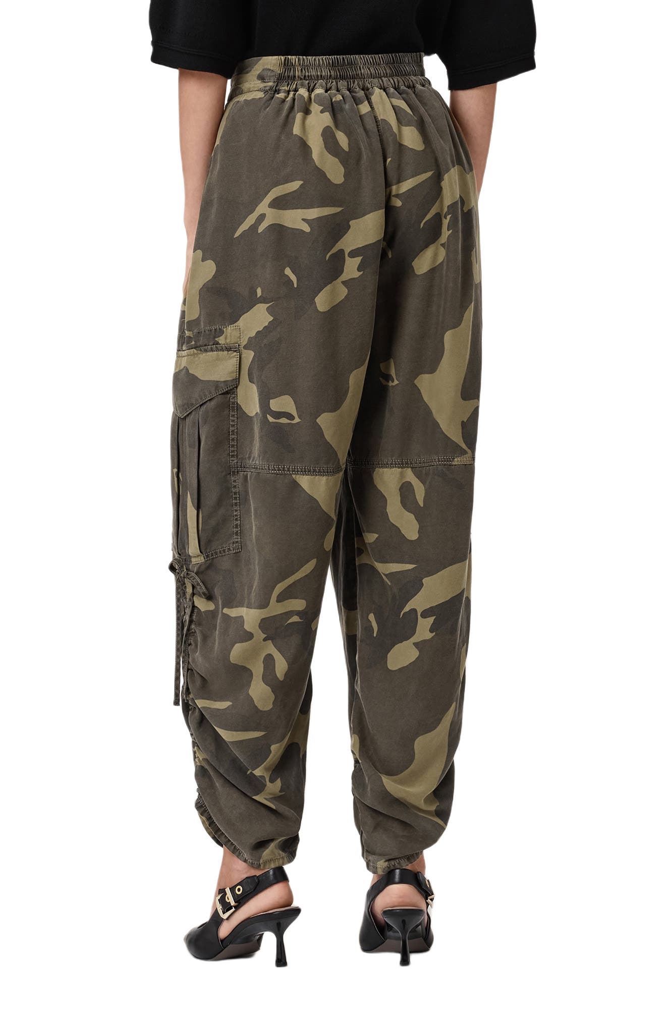 Kaye Camo Ruched Cargo Pants - image 2