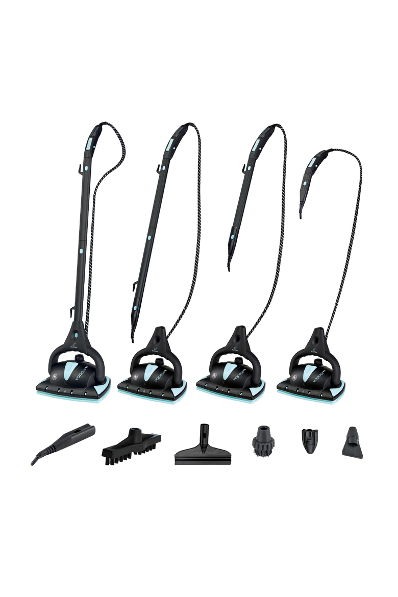Vapour Pro 20-Piece All-in-One Steam Mop, Alternate, color, Black