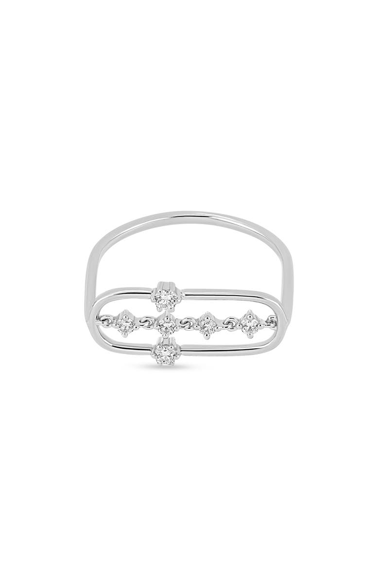 18K Gold Liora Diamond Statement Ring, Alternate, color, 18K WHITE GOLD