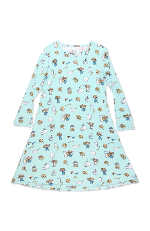 Kids' If You Give a Mouse a Cookie Long Sleeve Dress