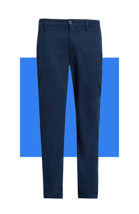Kullen Flat Front Stretch Sateen Chinos
