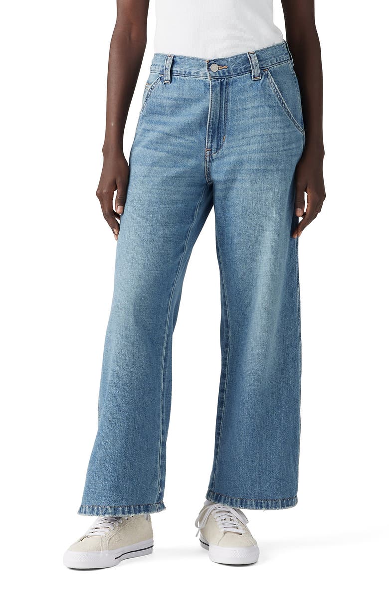 Levi's<sup>®</sup> High Waist Lightweight Carpenter Wide Leg Jeans, Main, color, 