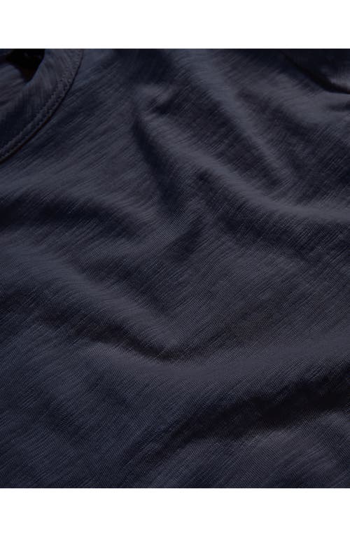 Veronica Beard Waldorf Ruched-sleeve Slub T-shirt In Blue