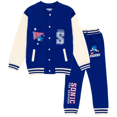 Sonic the Hedgehog Varsity Jacket and Joggers Set