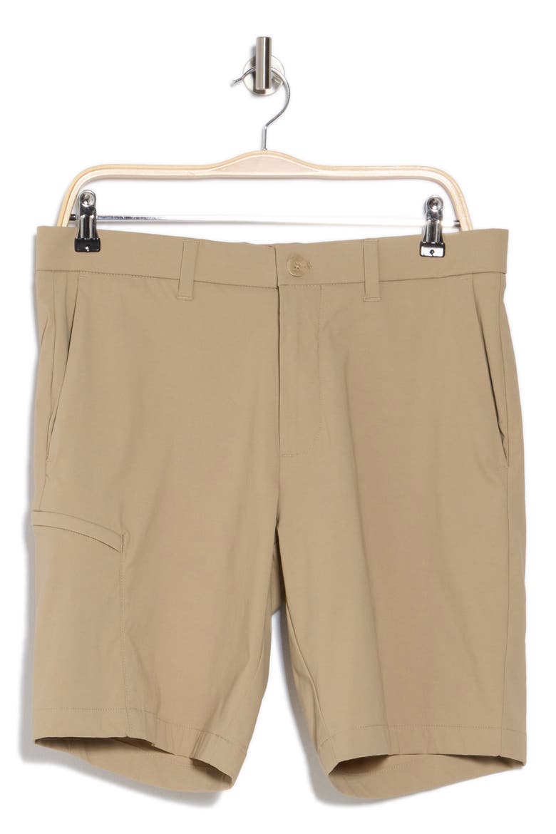 Flat Front 9-Inch Golf Shorts, Alternate, color, CHINCHILLA