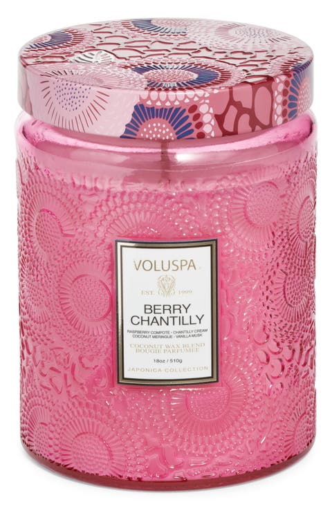 Berry Chantilly Japonica Large Jar Candle