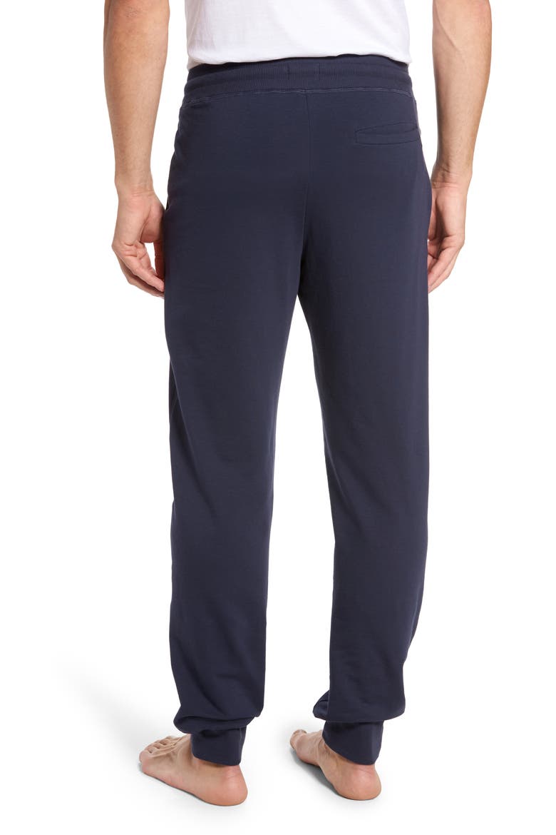 Living Cotton Drawstring Lounge Pants, Alternate, color, BLACK IRIS