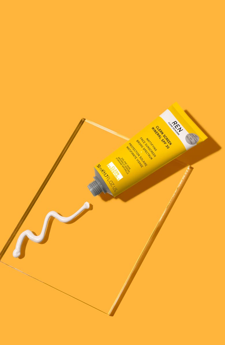 REN Clean Skincare Clean Screen Mineral SPF 30 Sunscreen, Alternate, color,