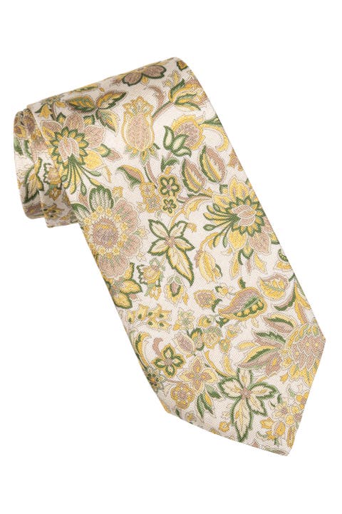 Battisti - Extra Long Silk Jacquard Tie for Men