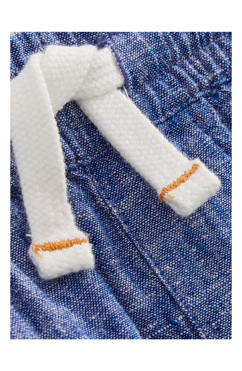 Mini Boden Kids' Linen & Cotton Shorts, Alternate, color, Chambray