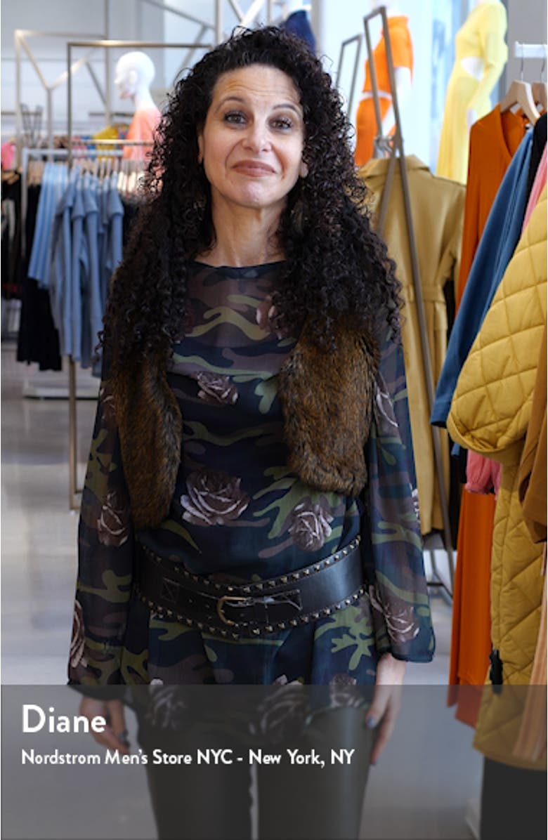 Leopard Print Bias Cut Skirt, sales video thumbnail