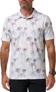 TravisMathew Featherweight Palms Piqué Polo