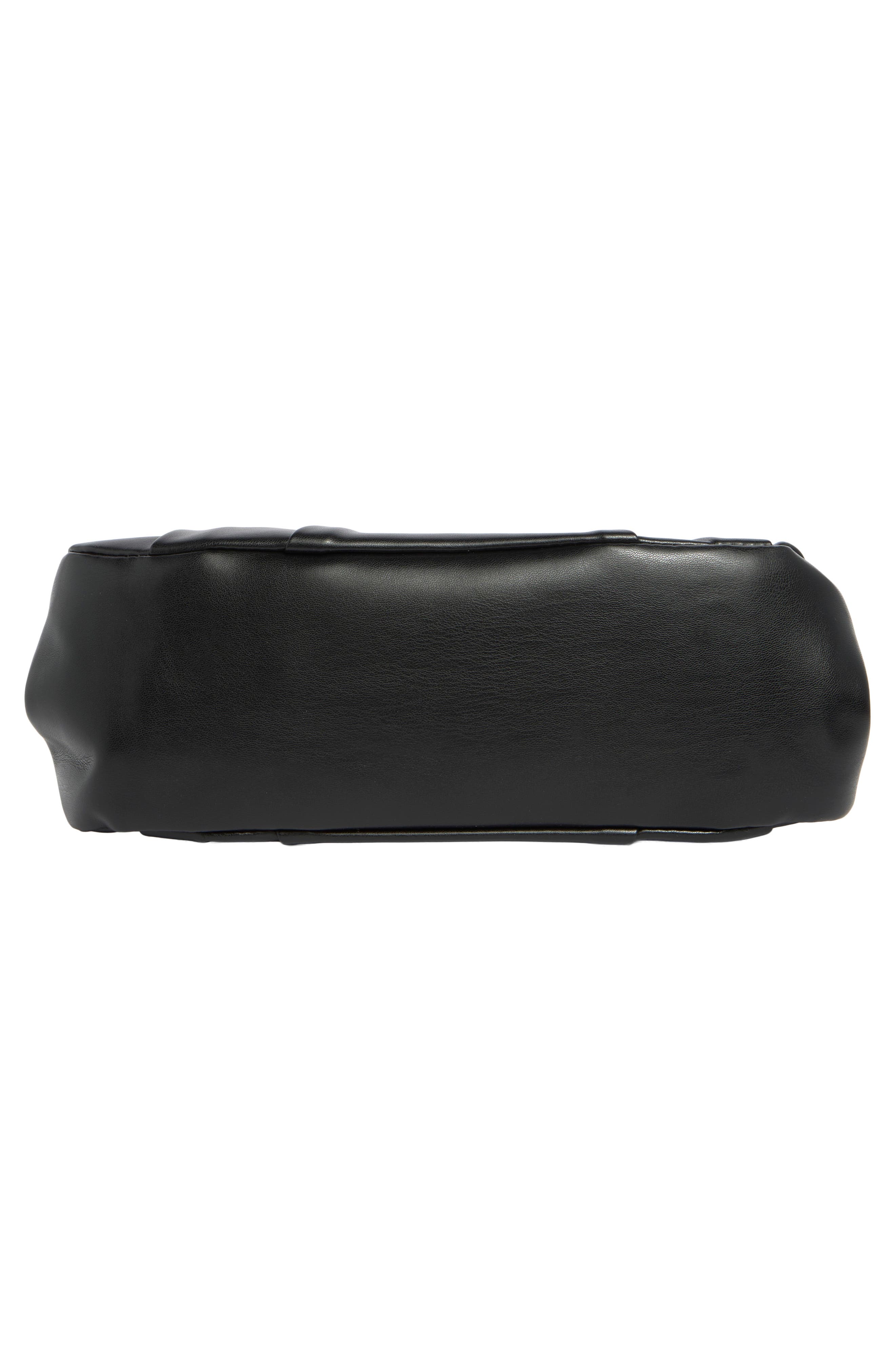 Bselene Faux Leather Handbag, Alternate, color, BLACK