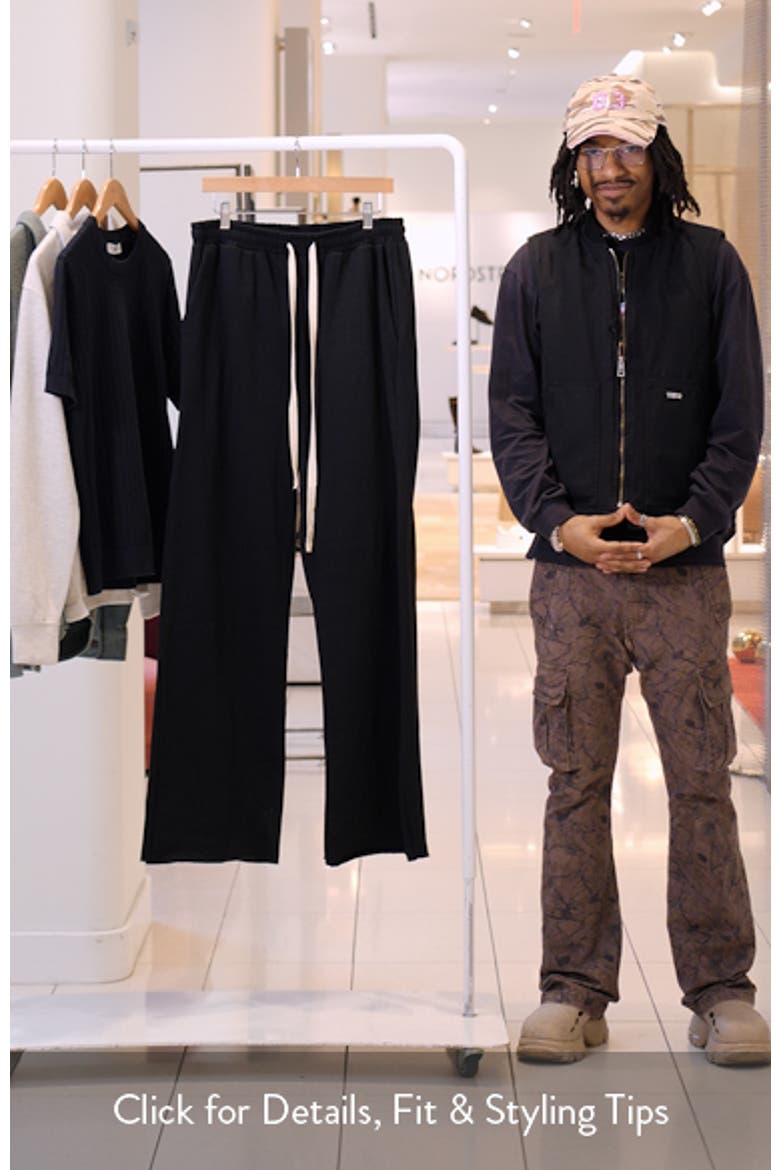 Ultra Baggy Washed Cotton Blend Sweatpants video