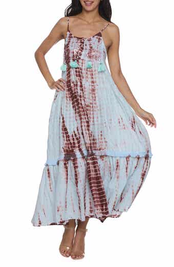 RANEES Embellished Tiered Maxi Dress