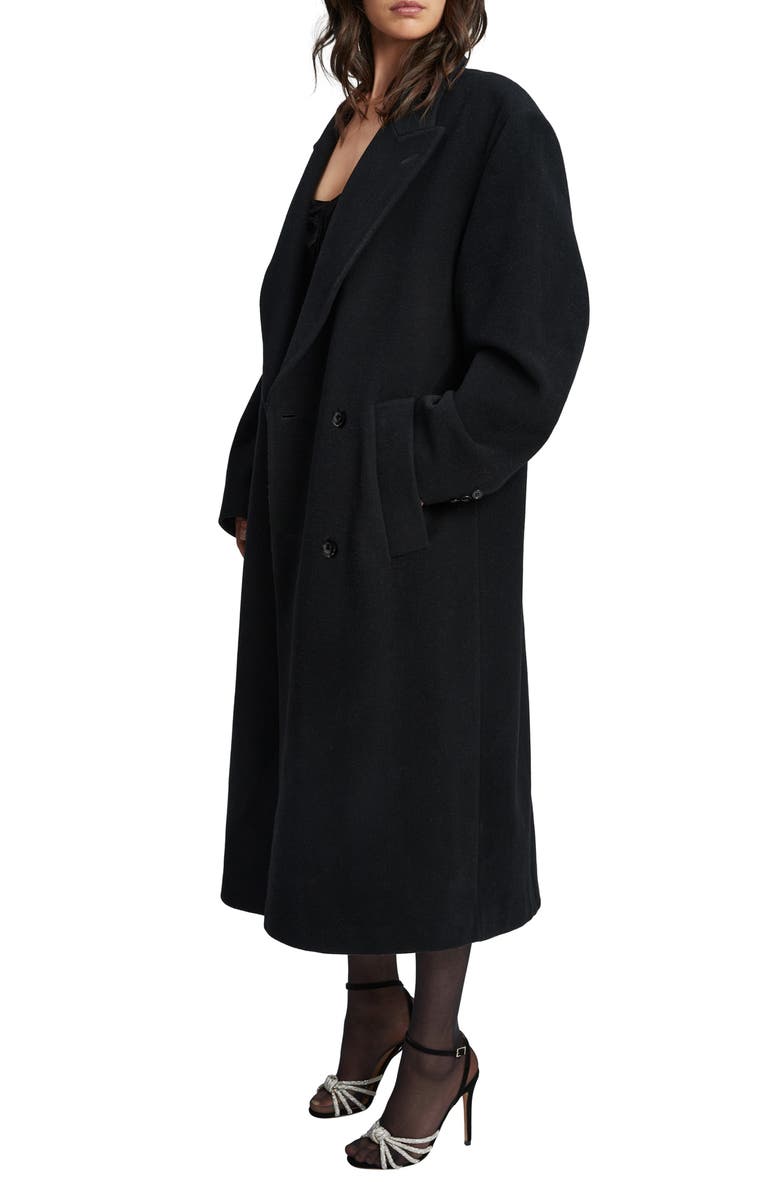 Bardot Oversize Double Breasted Classic Coat, Alternate, color,