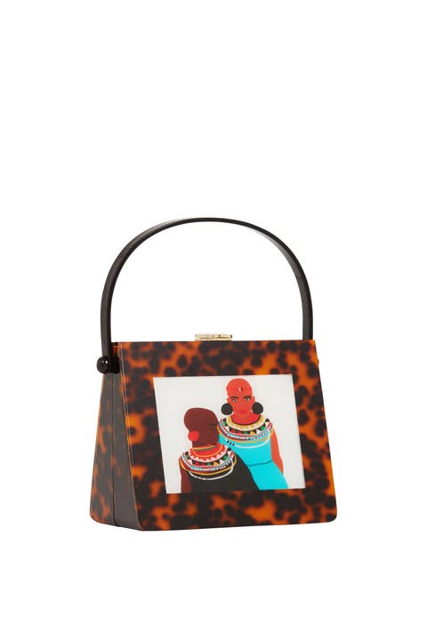 Naserian Acrylic Top Handle Bag