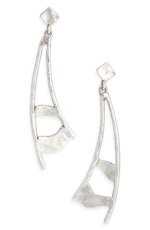 Openwork Drop Earrings