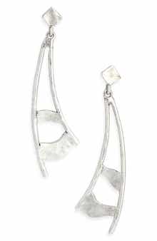 Karine Sultan Openwork Drop Earrings