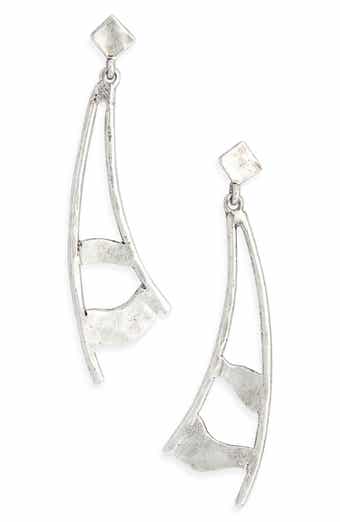 Karine Sultan Openwork Drop Earrings
