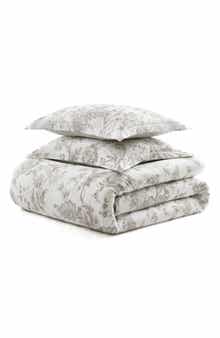 Avery Floral Cotton Sateen Comforter Set