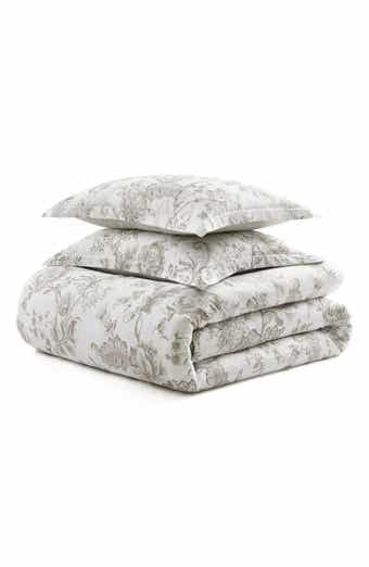 Avery Floral Cotton Sateen Comforter Set