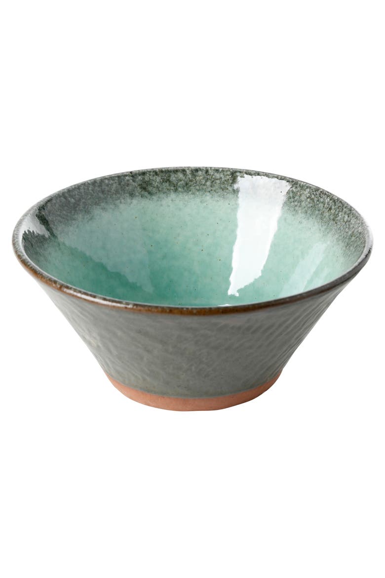 Green Lantern 16-Piece Terracotta Reactive Glaze Dinnerware Set, Alternate, color, Green
