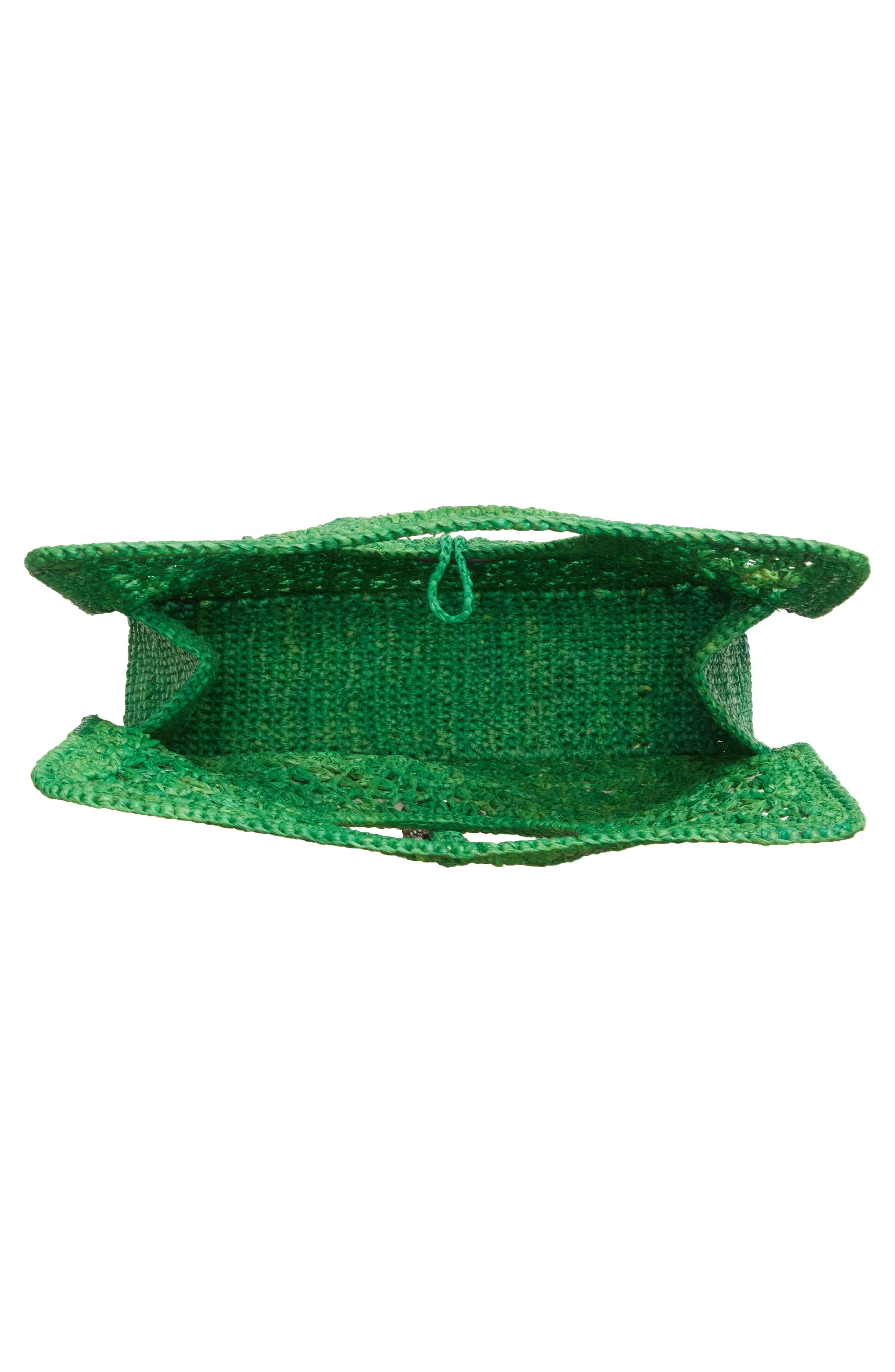 Jacquemus Le Spiaggia Square Bag, Alternate, color, Green 550