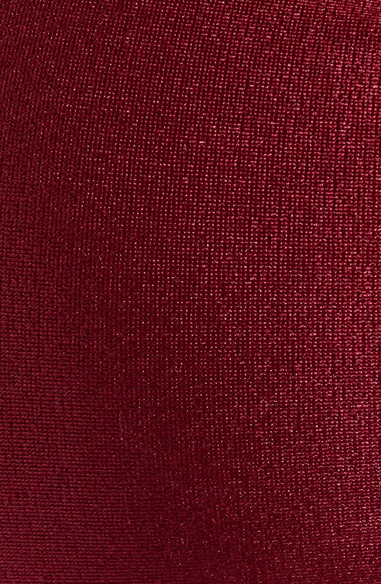 BOAMAR Wish Metallic Bikini Top, Alternate, color, Wine