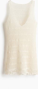 H&M Hole-knit Beach Dress