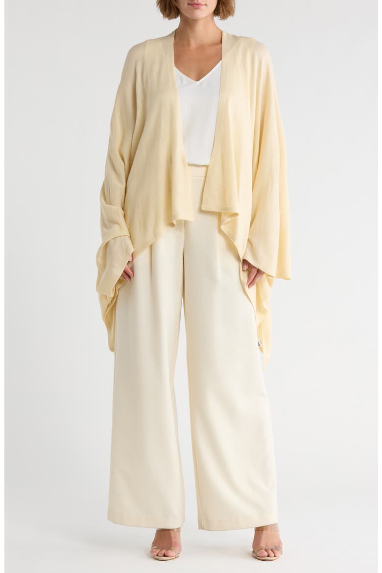 Easy Lightweight Ruana, Main, color, BEIGE