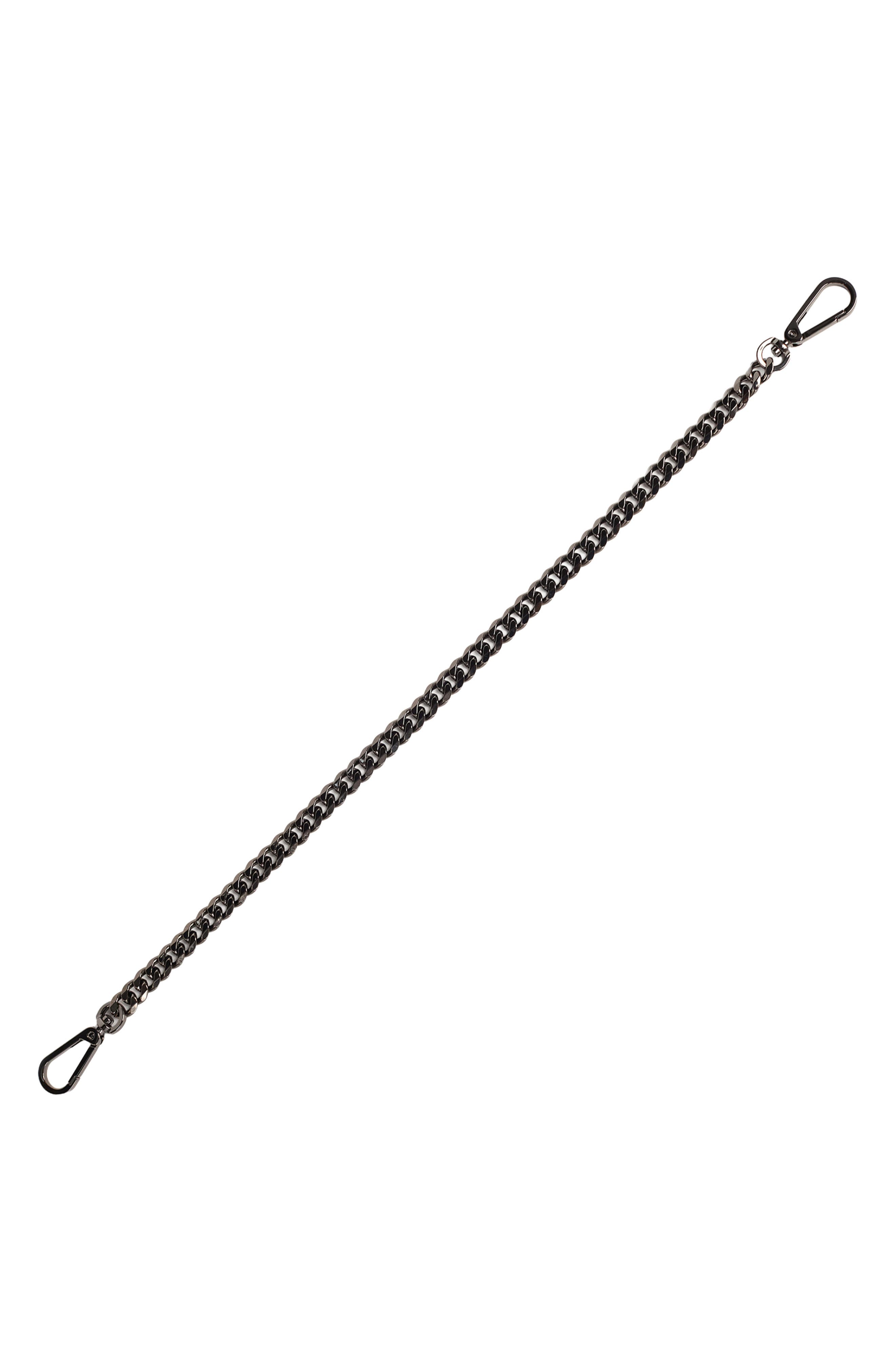 HAMMITT Chain Bag Strap, Alternate, color, Gunmetal