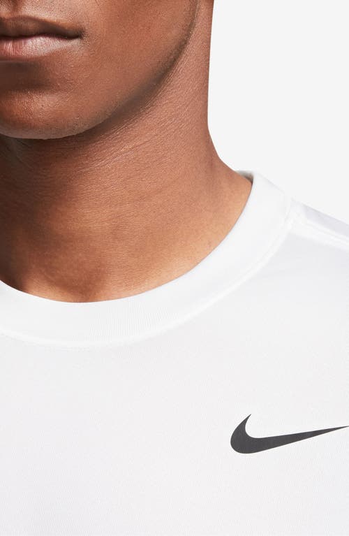 Nike Dri-fit Short-sleeve T-shirt In White
