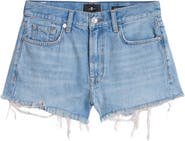 7 For All Mankind June High Waist Cutoff Denim Shorts
