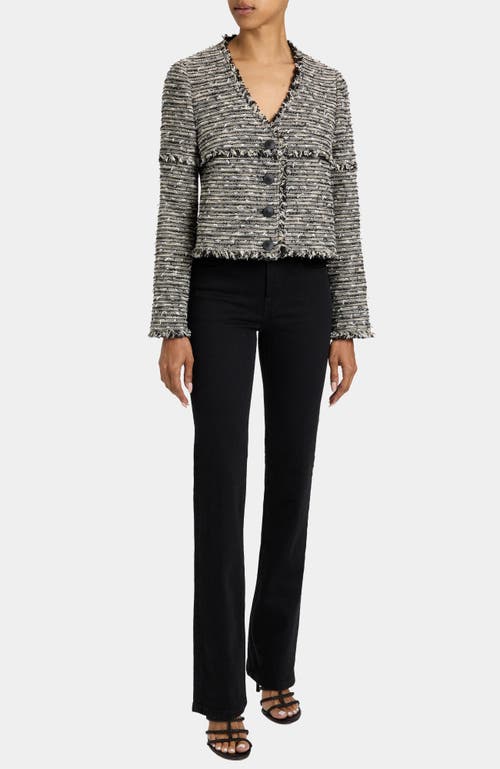 Santorelli Regina Relaxed Fit Jacket In Gray